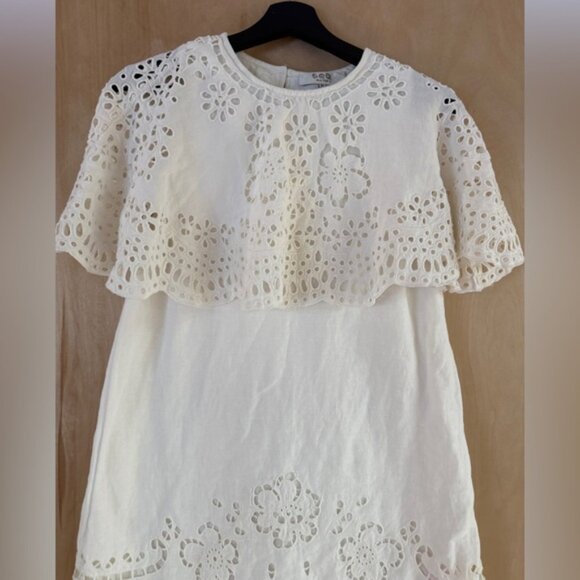 Sea New York Lula White Eyelet Mini Dress - Picture 12 of 16